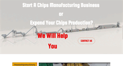 Desktop Screenshot of potatochipsmachinery.com